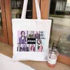 Nxy Shopping Bags Bolsos de Compras Para Mujer Bolsa Mano Lona Con Estampado Harajuku Estilo Kawaii Manga Ren Hontjo 0209