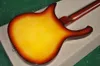 12 strängar tobaks sunburst elektrisk gitarr med rosewood fretboard, vit pickguard