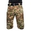 Militära taktiska shorts män camouflage swat kort byxor mens multi-pocket casual caso shorts manlig kläder camo armé träning 210316