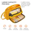 Pencil Bags Large Capacity Case Linen Storage Bag Pouch Cosmetic Stationery Holder Trousse Office School Supplies Material Escolar