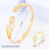 Серьги по ожерелью устанавливают Годки модный роскошный шарик для кольца брюк -кольцы для женщин для женщин Свадьба Кубическая циркония Дубай ежедневная драгоценность