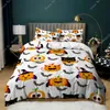 Set di biancheria da letto Set copripiumino di Halloween Design con 3 pezzi decorativi: 1 US UK AU EU Taglia 1/2 Federa Ragazzi Ragazze Regalo per bambini
