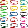 DHL Fidget Braccialetti Giocattoli Bracciale con cerniera per feste 7,5 pollici Giocattolo sensoriale Neon Color Amicizia per bambini Adulti