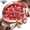 2021 Lige Top Brand Mens Часы спортивные часы для мужчин Кварцевые часы человека повседневные военные Водонепроницаемые наручные часы Relogio Masculino Q0524