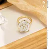 camellia flower ring