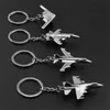 Flygbolag Ny Keychain Metal Naval AirCrafe Fighter Aviation Gifts Key Ring Modell Nyckel Ringluftsplan