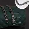 100 cm catena di metallo borsa a tracolla di ricambio fai da te catena tracolla oro/argento/nero manici borsa borsa borsa accessori