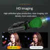 미니 쌍안경 500x25 마이크로 망원경 HD 렌즈 옵션 전화 홀더와 함께 광학 유리 조정 가능한 초점 촬영 비디오 구조 도구 사냥 여행 시계 게임