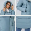GASMAN doudoune femme hiver marque haute qualité longue mode classique manteau femmes chaud oversize L-4XL épais Parkas 21183A 211216