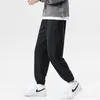 メンズパンツS-5XLプラスサイズの男性スウェットパンツ伸縮性韓国ストリートウェアカジュアル秋の冬ジョガードローストリングxxxxxl