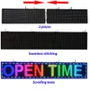 LED Sign Scrolling Message Display Outdoor Full Color P10 77quotX14quotWIFI control electronic for business Advertising Board7431112