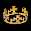 Cosplay King Queen Crown Party Hoeden Tire Prince Princess Crowns Birthday Party Hat Gold Silver 2 kleuren met OPP -tassen 8 kleuren FWE1397281