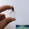 100 pcs 1ml Mini Square bottles Glass Bottles With Corks DIY Round Square Shaped Mini Art Jars Gifts Vials Cute Pendants Bottles5933866