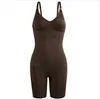 Korsett Kvinnor Seamless Full Body Tummy Shaper Control Bodysuit Baklösa Slimming Shapewear 072001