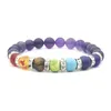 Handmade Natural Stone Energy Bead Strands Charm Bracelets For Women Men Party Club Birthday Decor Yoga Jewelry