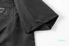 2021 Kvinnors herrskjorta Casual Brand Short Bluses Classic Inverted Triangle Loose Importerad högkvalitet Nylonverktyg6730994