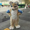 Festival Dress Husky Wolf Fox Dog Mascot Costumes Carnival Hallowen Gifts Unisex Adults Fancy Party Games Outfit Holiday Celebration Cartoon Character Outfits