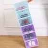 Sneaker Boîte De Rangement Chaussures Organisateur Affichage Haute Transparent Épais PP Boîtier En Plastique Conteneur Chaussure Mur Placard Organisateur L230705