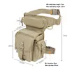 Taktische Molle Drop Bein Tasche Wasserdicht Männer Militär Taille Pack Outdoor Wargame Armee EDC Fanny Pack Jagd Radfahren Zubehör