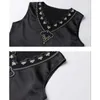 Women's Blouses & Shirts 2021 Summer Sleeveless Woman Clothes Vintage Patchwork Silk Chiffon Lace Tops Women Blouse Korean Chemisier Femme