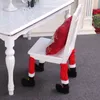 Kerst Decoratie Tafel Benen Cover Chair Foot Covers Ornament Nieuws Jaar Festival Decor voor Home Feestartikelen