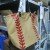 Klassieke afdrukken Honkbalzak Ga Warehouse Softbal Reistassen Canvas Winkelen Purse Team Accessoires Tote Domil281