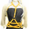 Bälten harajuku Tassel Garters Faux Leather Body Bondage Cage Sculpting Harness Kvinnor underkläder gotiska bältesremmar Suspenders233t