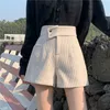 Women's Shorts Women's Plus Size 5XL Corduroy High Waist Office For Women Fall/Winter Loose All Match Sexy Fashion Wide Leg Casual