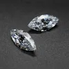 Luźne kamienie Diamentowe 0,2ct do 3ct D Kolor VVS1 Marquise Cut Stone Pass Moissanite Tester z certyfikatem GRA Gems
