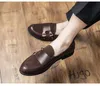 Modedesigner-Krokodilmuster-Leder-Hochzeitsschuhe für Herren, italienischer Luxus, spitze Zehenpartie, Kleid, Business, formelle Party, Fahren, Single-Walking-Loafer M525