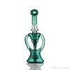 9inch Tornado Hookah Recycler Dab Rigs Glass Water Bongs Smoking pipe Heady Pipes Size 14mm joint