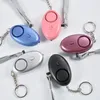 130db Egg Shape Self Defense Alarm Girl Women Security Protect Alert Personal Safety Scream Loud Keychain Alarms TOP quality