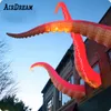 Incrível grande personalizado colorido polvo polvo pernas garra diabofish tentacles explodir o pé de tentáculo para construir decoração do telhado