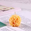 Chuangge 수제 촛불 DIY 실리콘 금형 3D 로즈 볼 아로마 테라피 왁스 석고 금형 양식 양초 만들기 양초 Y211229