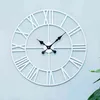 メタルミュート壁時計クリエイティブレトロリビングルームシンプルなアールノルディックラグジュアリーウォールクロックオフィスReloj de Paredホーム装飾DG50WC H1230
