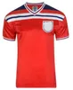 Maillot rétro 1982 1994 1998 2002 maillots de football de la Coupe du monde d'Angleterre à domicile kits GASCOIGNE OWEN GERRARD maillot de football classique