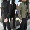 Plus Size Herren-Trainingsanzüge, Sportjacke, Anzüge, lässiger Sweatsuit, getäfelte zweiteilige Sets, Briefdruck-Outfits, Herbst-Winter-Kleidung, langärmliger Mantel + lange Hose 2436