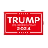 Красный дизайн 2024 Трамп Сделайте American Great снова Флаги 3x5, Страны Флаги Флаги пользовательских 3x5, Polyester Digital Partted, доставка