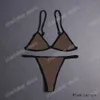 22ss Italien Bikini Printemps Été Onesies Dentelle Vêtements De Nuit Sous-vêtements Double Lettres Femmes Maillots De Bain Hauts Haute Qualité Bikini Rainbow2566