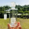 Verschiedene Glas-Wasserpfeifen, dicker 90-Grad-Aschefänger mit Stereo-Fackel, Matrix-Perc-14-mm-Verbindungen, rechtwinklig für Mini-Bongs, Bohrinseln, Raucherzubehör