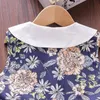 Girl's Dresses Toddler Summer Clothes Arrival Little Girls Clothing Fashion Cotton Elegant Pastoral Style Floral Dress For Girl Costume