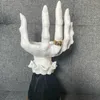 Halloween Home Decor Candle Holder Stick Resin Tools Horror Witch Hand Single Wick Eve H0910