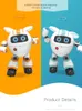 Robot télécommandé Jjrc R14, jouet d'accompagnement pour l'éducation précoce, chantant, dansant et racontant une histoire, Programmable, fête de noël, cadeau d'anniversaire pour enfant