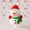 1pc julkaka topper Santa Claus snögubbe tårta dekoration Juldekorationer för hem Xmas prydnad år 2022 Navidad 211104
