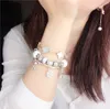 2021 Charm Beads fit for pandora Jewelry 925 Silver Bracelets Snowflake Pendant Bangle blue charms Diy with original gift box