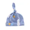 Kepsar hattar 066b 0-6 månader baby bomull hatt svans knut beanie för födda spädbarn toddler pojkar tjejer dusch gåvor POGGE PROPS