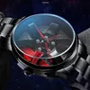 Relógios de pulso relógio homens luxo negócios quartzo moda casual escala romana dial pulseira de silicone montre homme relog 2021230j