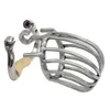 NXY Cockrings Ergonomic Stainless Steel Stealth Lock Male Chastity Device Cock Cage Penis Lock Cock Ring Chastity Belt S095 1124