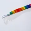 Gay Pride -flätade reparmband, justerbara regnbågsarmband, färgglada gayarmband