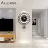 MEISD Traditionelles Design Uhr Acryl Quarz Silent Room Horloge Home Decor Wandkunst Uhr Spiegel Aufkleber Kostenloser Versand Hot 210310